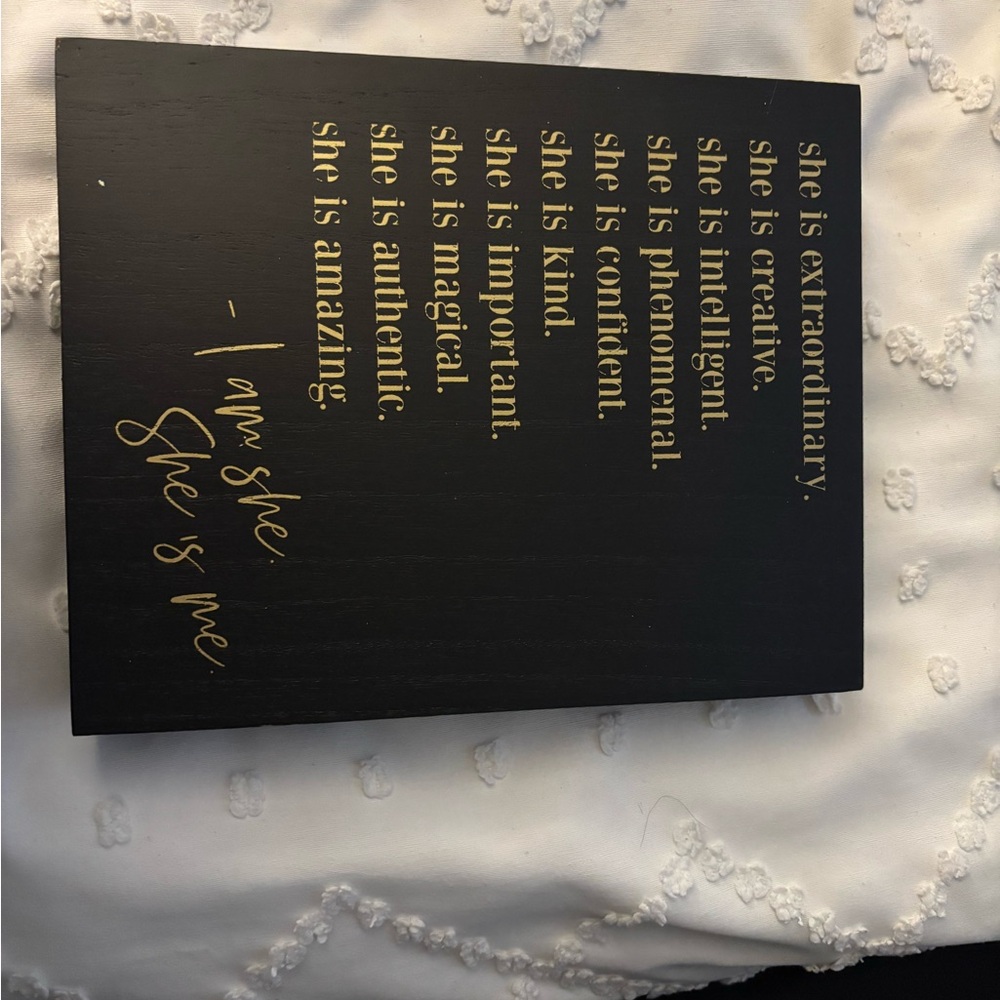 Black and Gold Inspirational Wall Art